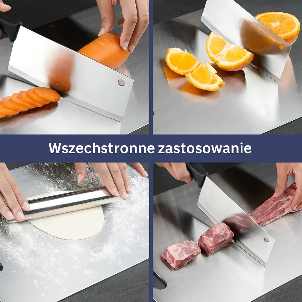 Deska do krojenia z powłoką tytanową – trwała, o długiej żywotności