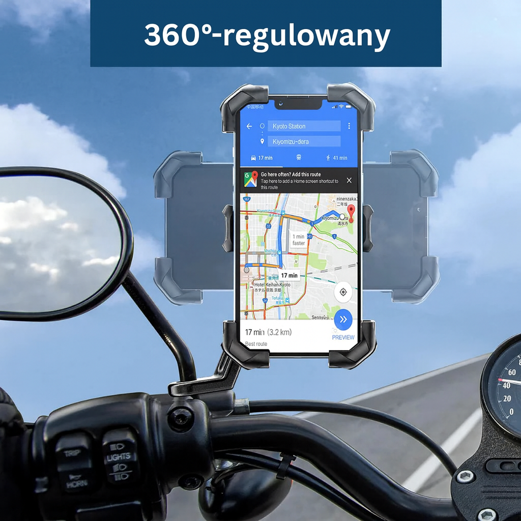 Uchwyt rowerowy na telefon JOYROOM – stabilny, regulowany, do kierownicy