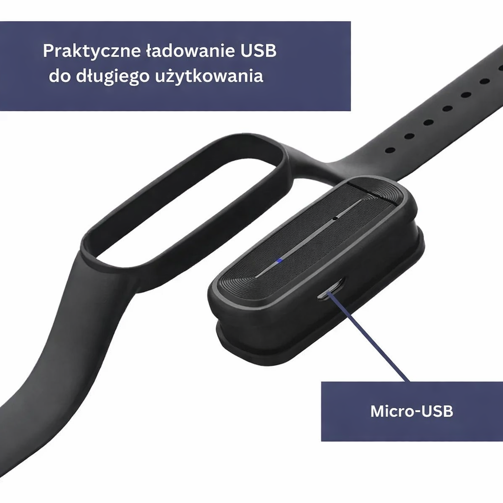 Opaska ultradźwiękowa na rękę – dla dzieci i dorosłych