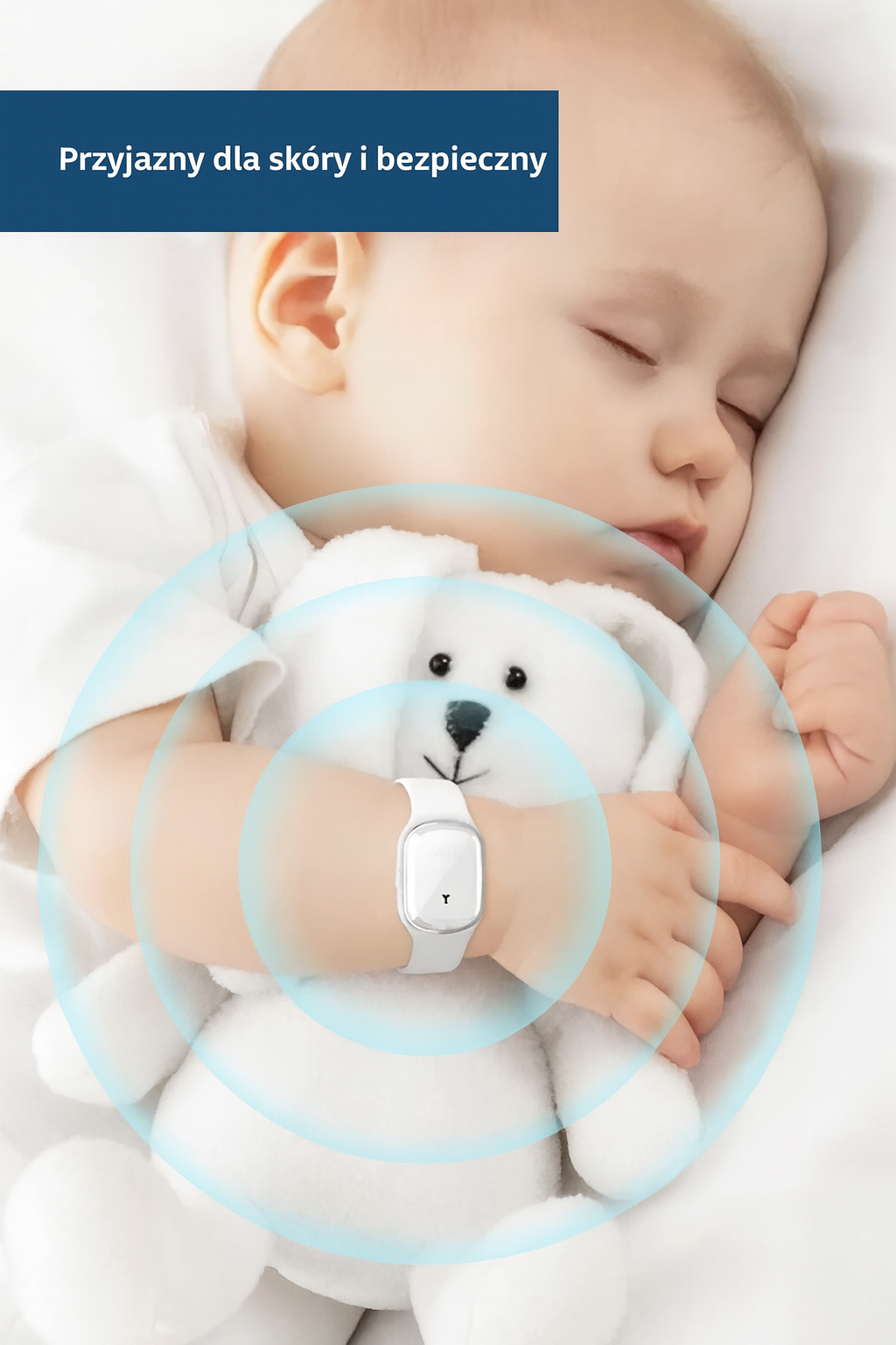 Opaska odstraszająca komary z wyświetlaczem LED – ultradźwiękowy repelent na rękę, ładowany USB