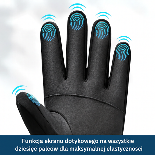 Zimowe rękawice sportowe z ociepleniem 3M Thinsulate – wodoodporne, wiatroszczelne, dotykowe