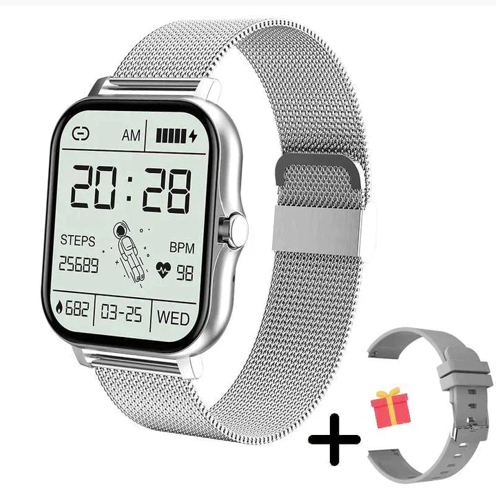 Smartwatch z pomiarem zdrowia – zegarek sportowy Bluetooth z monitorem snu i aktywności