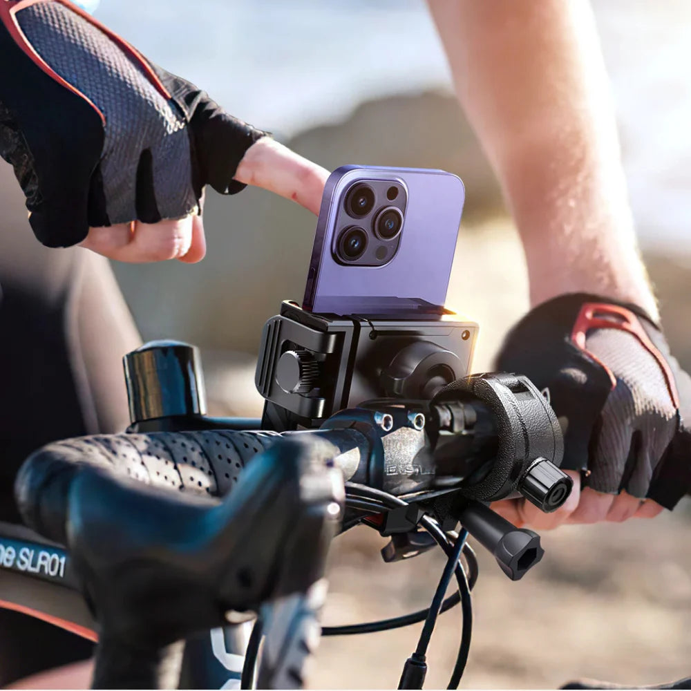 Uchwyt rowerowy na telefon – montaż na kierownicę, uniwersalny