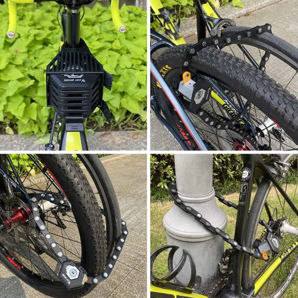 Składana blokada rowerowa – kompaktowe zabezpieczenie antykradzieżowe