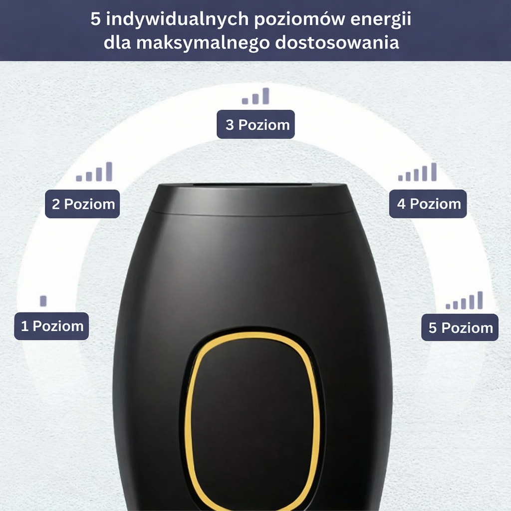 Depilator IPL domowy – 5 poziomów mocy, urządzenie kosmetyczne