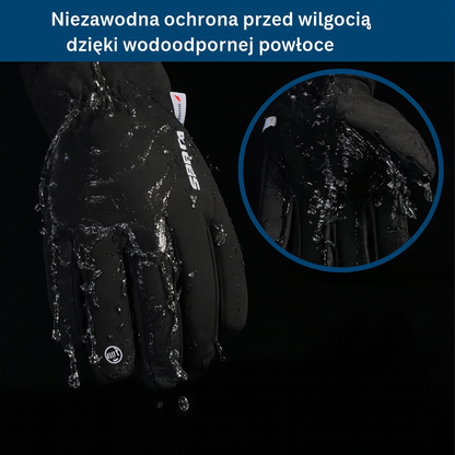 Zimowe rękawice sportowe z ociepleniem 3M Thinsulate – wodoodporne, wiatroszczelne, dotykowe