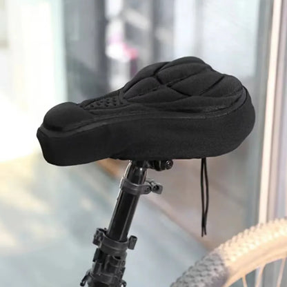 Miękka nakładka na siodełko rowerowe z żelową wyściółką – uniwersalny pokrowiec antywstrząsowy