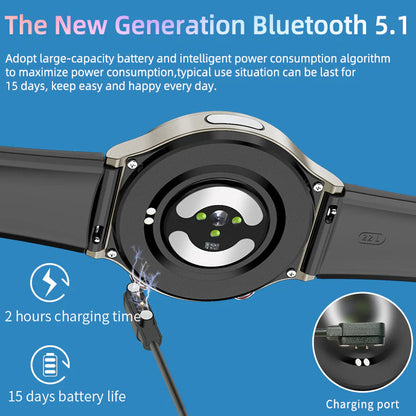 Smartwatch medyczny ECG – monitor pracy serca, ciśnienia i natlenienia krwi