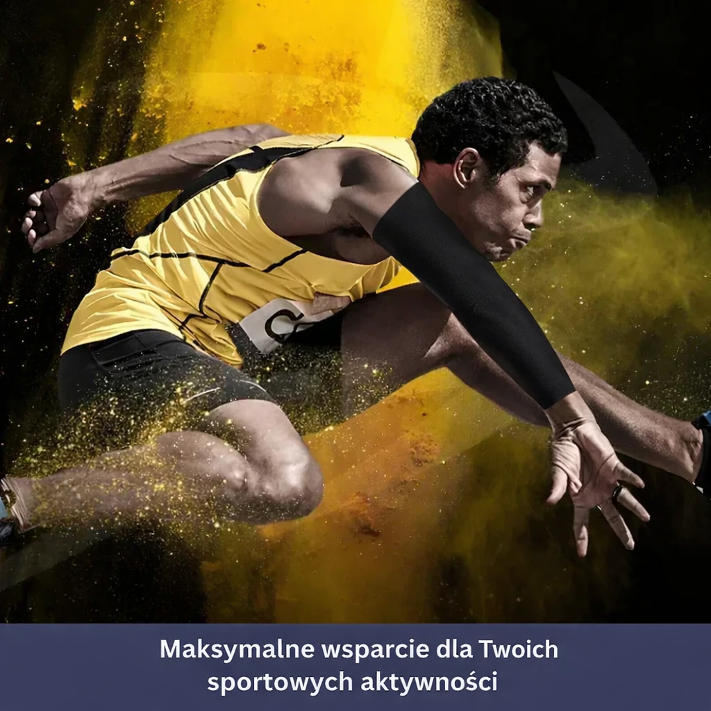 Rękaw sportowy na ramię – elastyczny, z filtrem UV
