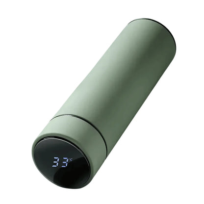 Termiczna butelka z wyświetlaczem LCD – stal nierdzewna, 500 ml, utrzymuje temperaturę do 24h