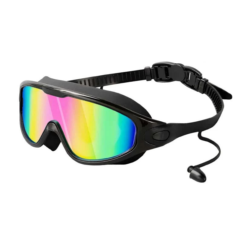Okulary pływackie z powłoką anti-fog i filtrem UV – szerokokątne okulary do pływania z regulacją