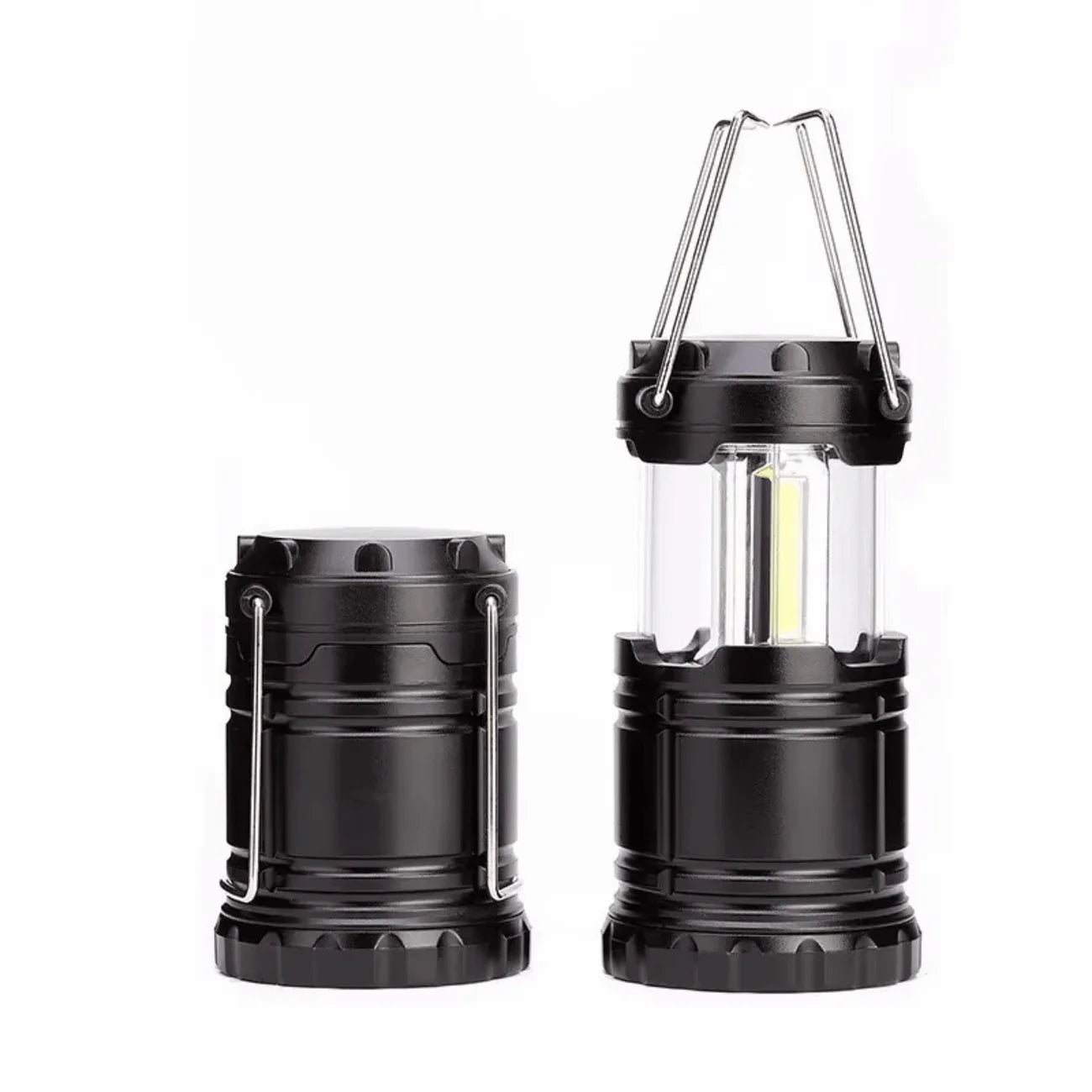 Lampa turystyczna LED COB składana – kompaktowa latarnia na camping i awaryjne oświetlenie