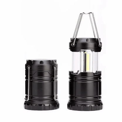 Lampa turystyczna LED COB składana – kompaktowa latarnia na camping i awaryjne oświetlenie