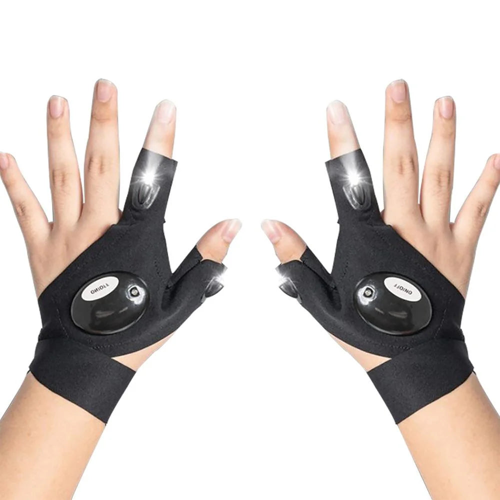 Rękawiczki z latarką LED – oświetlenie do precyzyjnych prac w ciemności