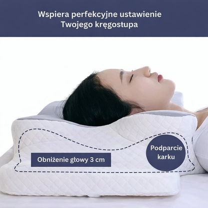 Ergonomiczna poduszka do spania – profilowana, podparcie szyi i karku