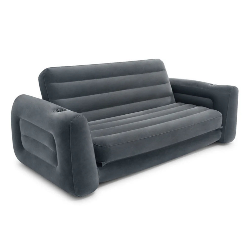 Nadmuchiwany materac-sofa 2w1 – dmuchana kanapa z funkcją spania, idealna do domu i na wyjazdy