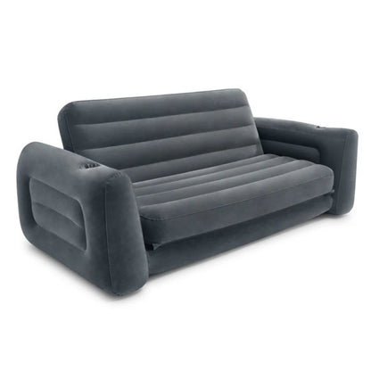 Nadmuchiwany materac-sofa 2w1 – dmuchana kanapa z funkcją spania, idealna do domu i na wyjazdy