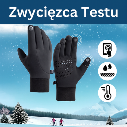 Rękawiczki zimowe Venture z funkcją dotykową, antypoślizgowe, wiatro- i wodoodporne