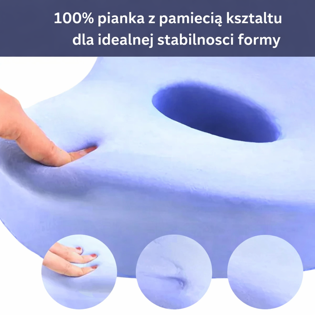 Ergonomiczna poduszka między kolana – profilowana, komfortowy sen