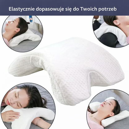 Ergonomiczna poduszka pod kark i ramiona – profilowana 3D, komfortowy sen