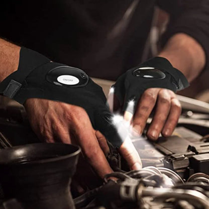 Rękawiczki z latarką LED – oświetlenie do precyzyjnych prac w ciemności