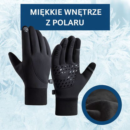 Rękawiczki zimowe Venture z funkcją dotykową, antypoślizgowe, wiatro- i wodoodporne