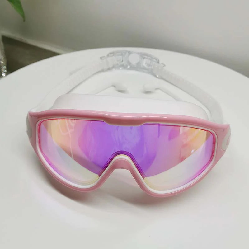 Okulary pływackie z powłoką anti-fog i filtrem UV – szerokokątne okulary do pływania z regulacją