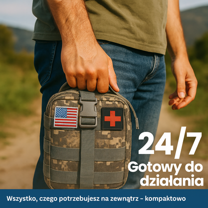 Zestaw przetrwania z apteczką – Profesjonalny survival kit do samochodu, domu, wypraw outdoorowych i awaryjnych sytuacji