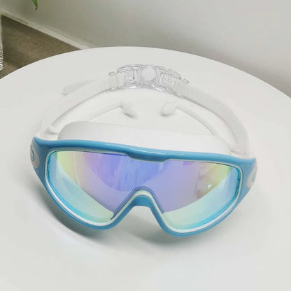 Okulary pływackie z powłoką anti-fog i filtrem UV – szerokokątne okulary do pływania z regulacją
