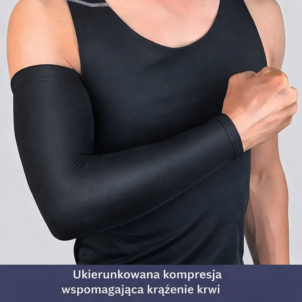 Rękaw sportowy na ramię – elastyczny, z filtrem UV
