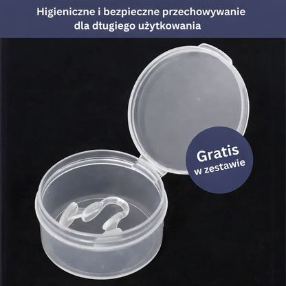 Silikonowy klips do nosa – z etui, akcesorium snu