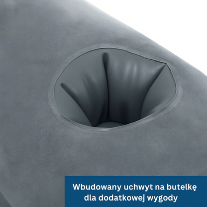 Nadmuchiwany materac-sofa 2w1 – dmuchana kanapa z funkcją spania, idealna do domu i na wyjazdy
