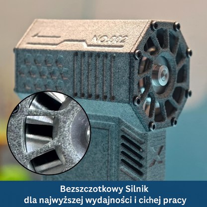Kompaktowa dmuchawa akumulatorowa z bezszczotkowym silnikiem – wysokowydajna i cicha