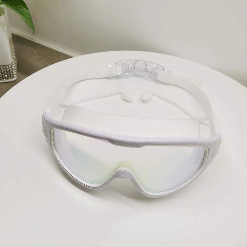 Okulary pływackie z powłoką anti-fog i filtrem UV – szerokokątne okulary do pływania z regulacją