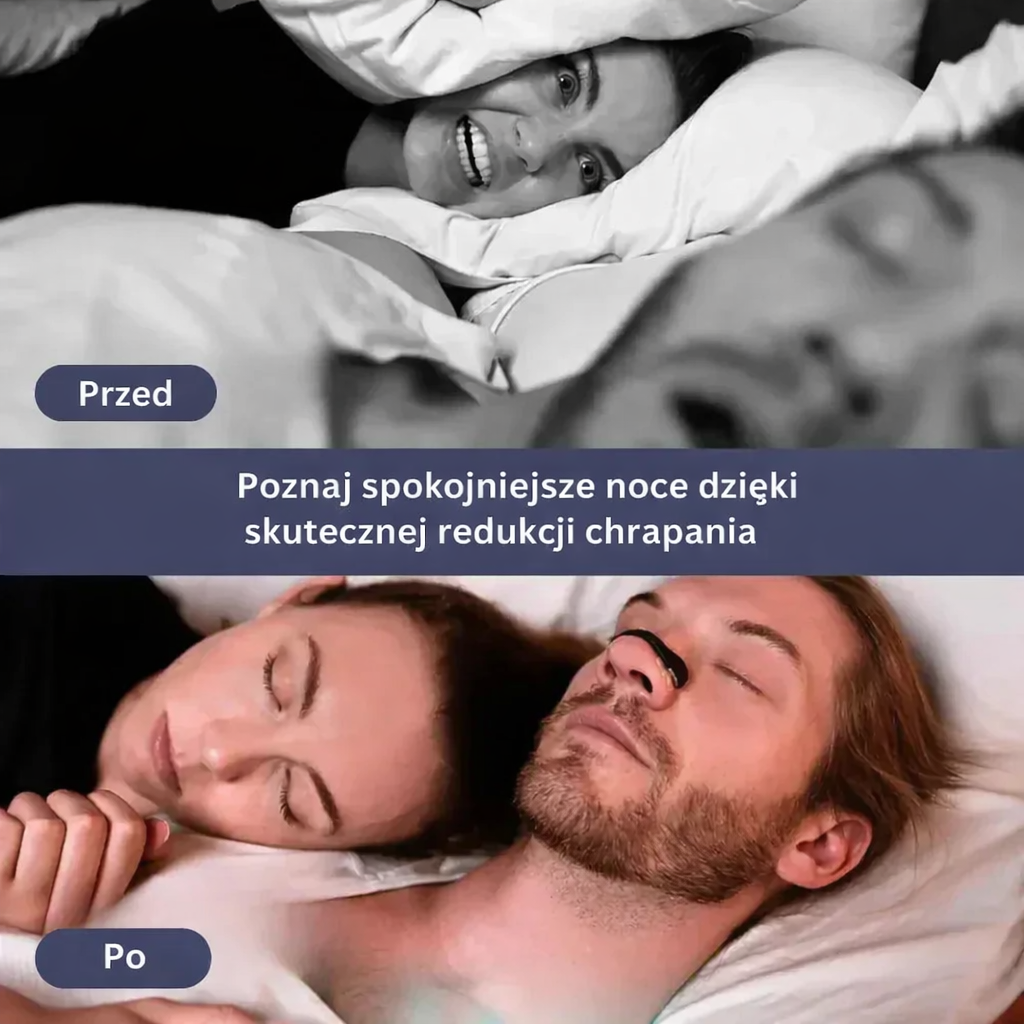 Silikonowy nosowy rozszerzacz – z magnetycznym mocowaniem, regulowany