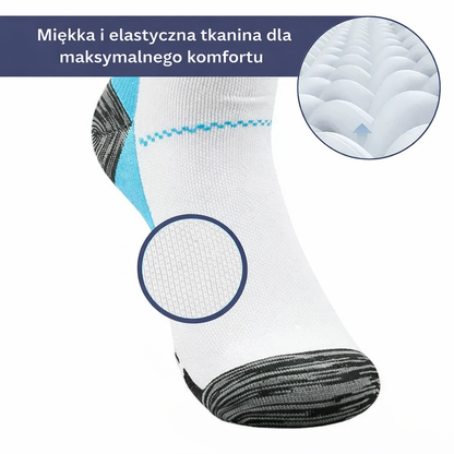 Skarpety sportowe unisex do biegania – oddychające, kompresyjne