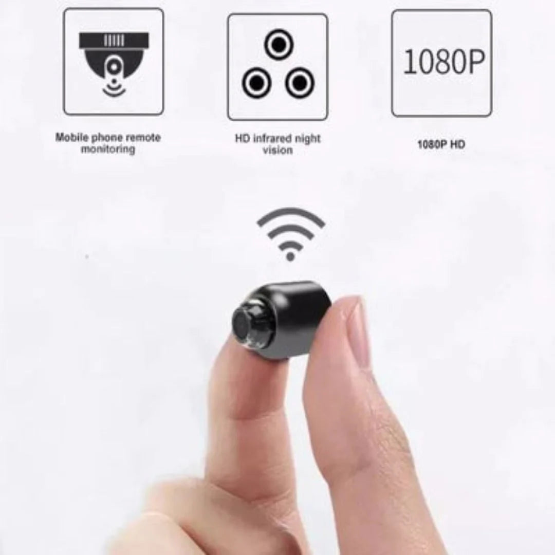 Mini kamera WiFi HD – bezprzewodowa kamera monitoringu z trybem nocnym