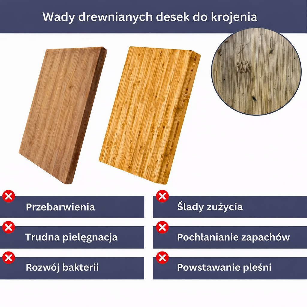 Deska do krojenia z powłoką tytanową – trwała, o długiej żywotności