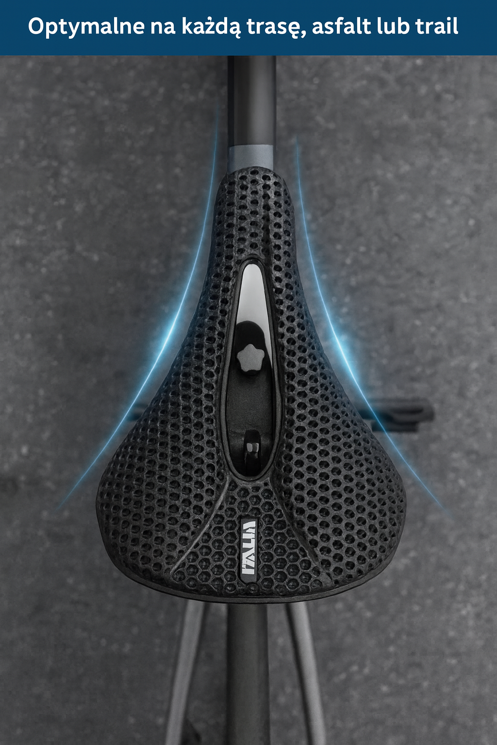 Ergonomiczne siodełko rowerowe – oddychające, ultralekkie, z technologią druku 3D