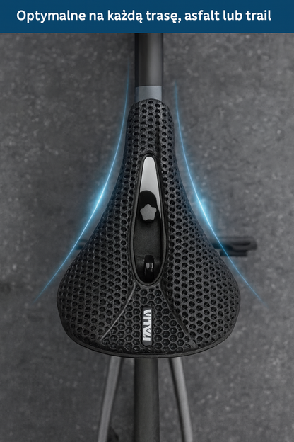 Ergonomiczne siodełko rowerowe – oddychające, ultralekkie, z technologią druku 3D