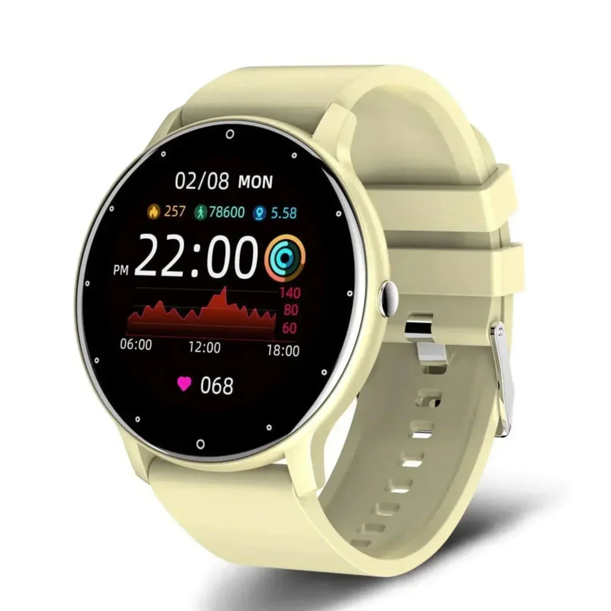 Smartwatch wodoodporny – śledzenie aktywności, powiadomienia, krokomierz