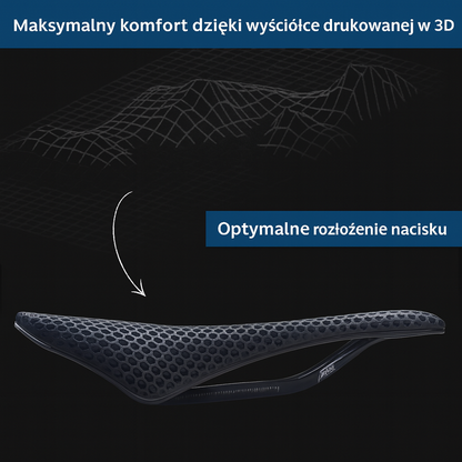 Ergonomiczne siodełko rowerowe – oddychające, ultralekkie, z technologią druku 3D