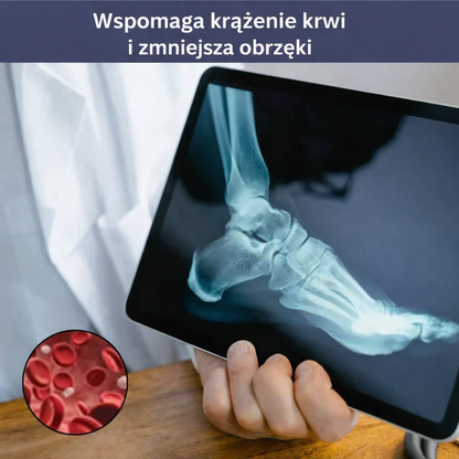 Skarpetki sportowe kompresyjne na stopę i kostkę – oddychające
