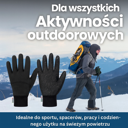 Rękawice zimowe ocieplane – elastyczne, antypoślizgowe, idealne na chłodne dni