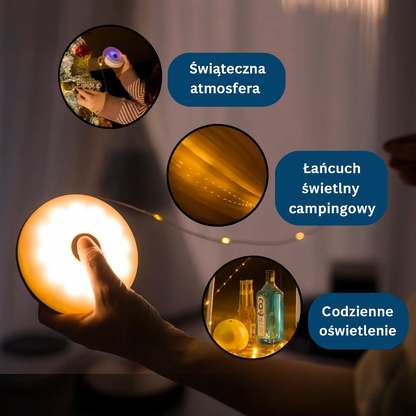 Lampki LED na camping 10 m – girlanda świetlna USB z etui, idealna do namiotu i ogrodu