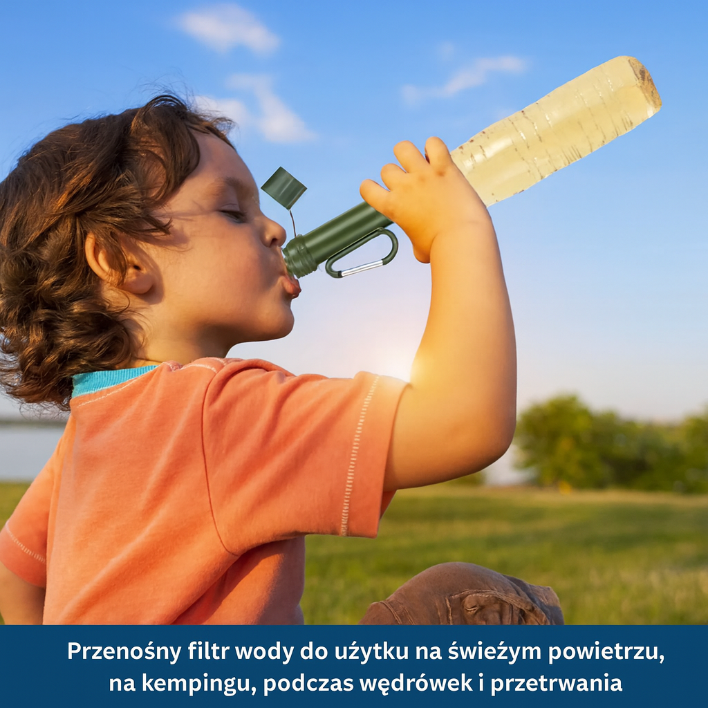 Filtr do wody turystyczny – przenośny