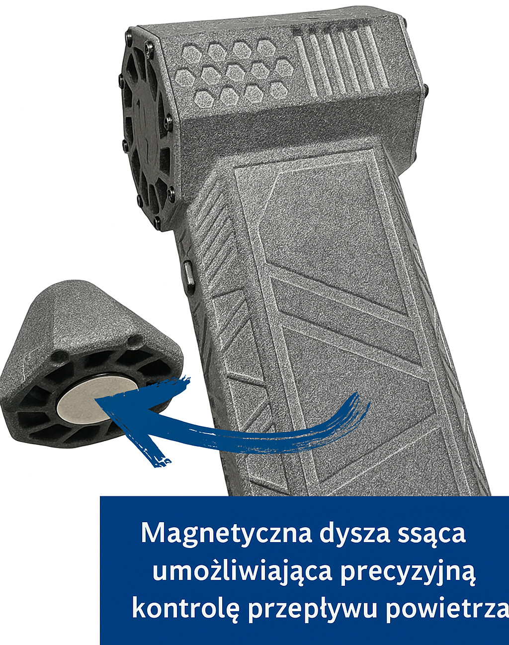 Kompaktowa dmuchawa akumulatorowa z bezszczotkowym silnikiem – wysokowydajna i cicha