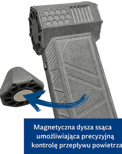 Kompaktowa dmuchawa akumulatorowa z bezszczotkowym silnikiem – wysokowydajna i cicha