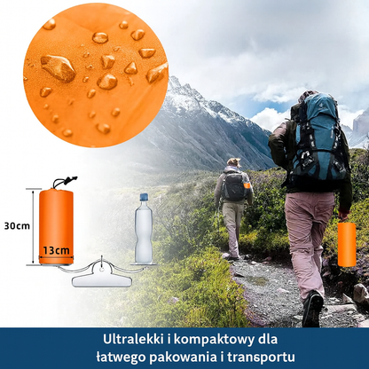 Materac turystyczny dmuchany z pompką nożną – ultralekki, kompaktowy, ergonomiczny