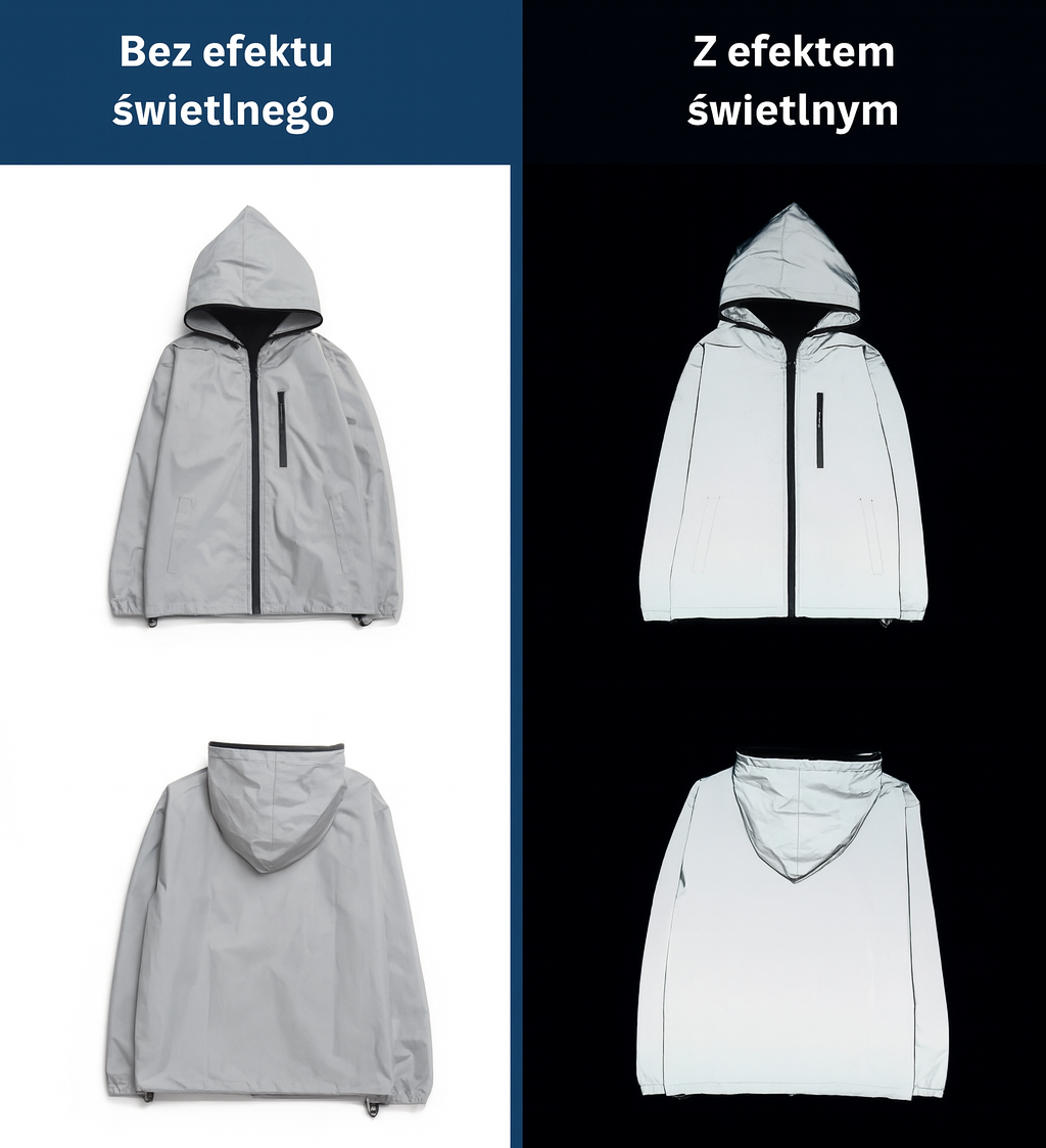 Kurtka odblaskowa z kapturem – zwiększona widoczność i ochrona w nocy